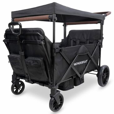 Wonderfold XR Series Rev 4-Seater Stroller Wagon in Black, , large