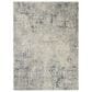 Nourison Rustic Textures Grey and Beige 7"10" x 10"6" Area Rug, , large