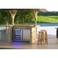 Perlick Signature Shallow Depth 3.1 Cu. Ft. Outdoor Wine Center with Right Hinge Solid Door in Stainless Steel, , large