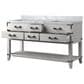Lexora Home Norwalk 60" Double Bathroom Vanity in White Oak with White Carrara Marble Top and Rectangle Sink, , large