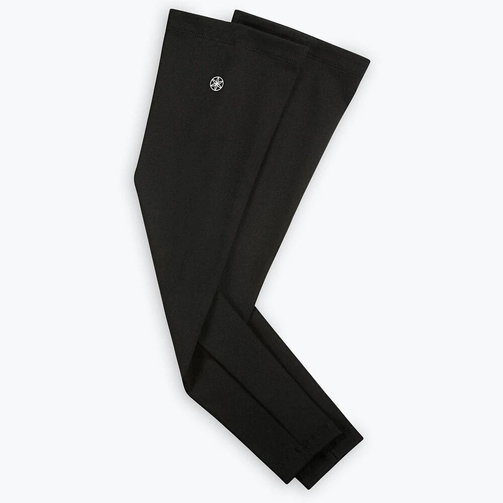 Gaiam Yoga Compression Thigh-High Leg Sleeves, , large