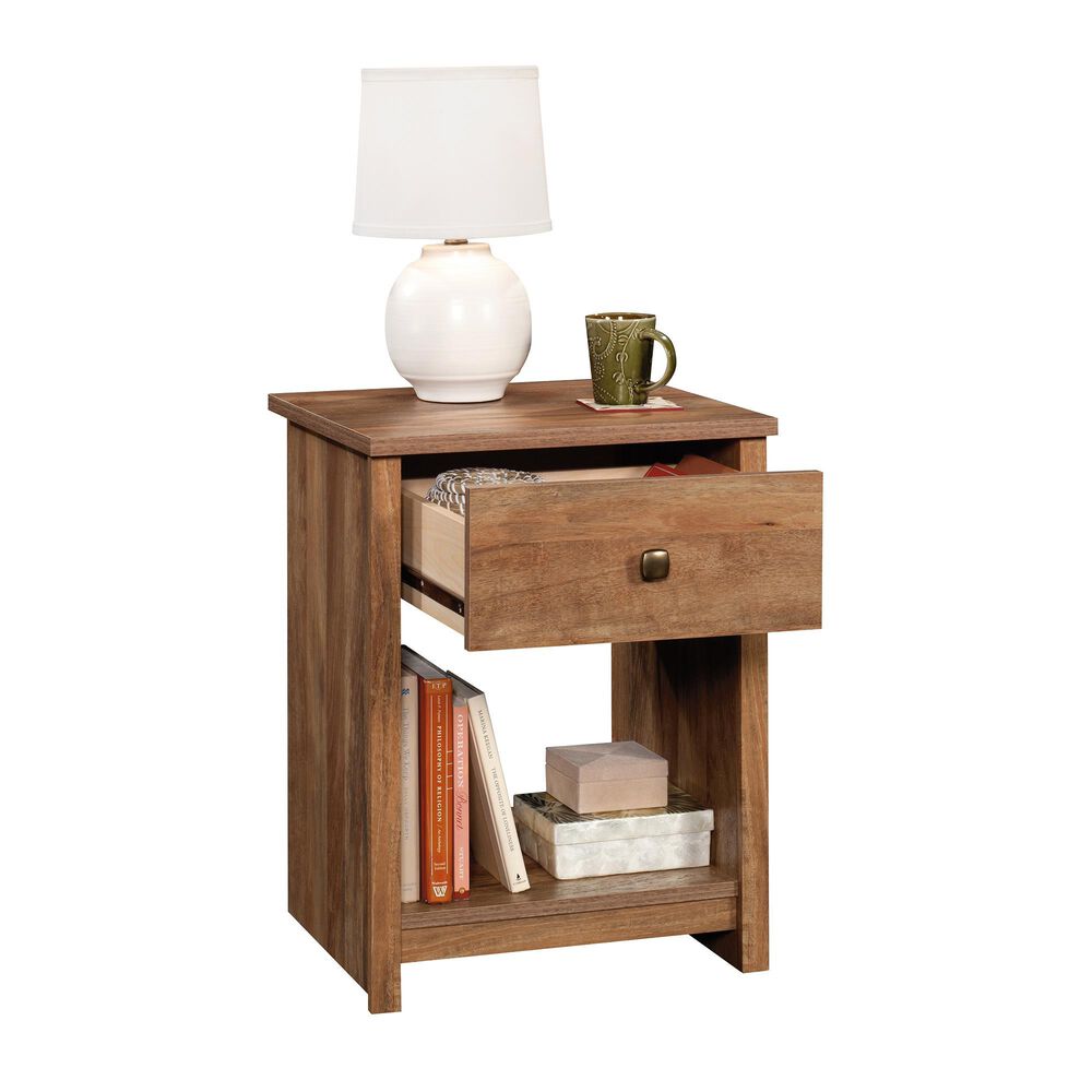 Sauder River Ranch 1-Drawer Nightstand in Sindoori Mango, , large