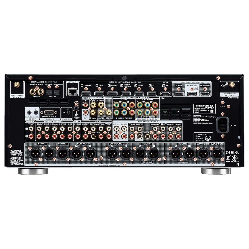 Marantz 11.2Channel AV Surround PreAmplifier in Black Nebraska Furniture Mart