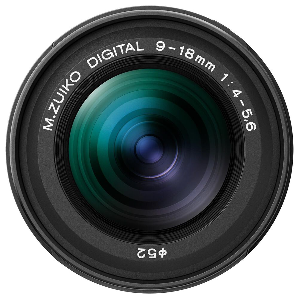 OM- System M.Zuiko Digital ED 9-18mm f/4.0-5.6 II Lens in Black, , large
