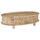 Linon Home Decor Inora Oval Coffee Table in Natural, , large