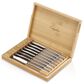 Cangshan Rain II 8-Piece Forged Steak Knife Set in Silver, , large