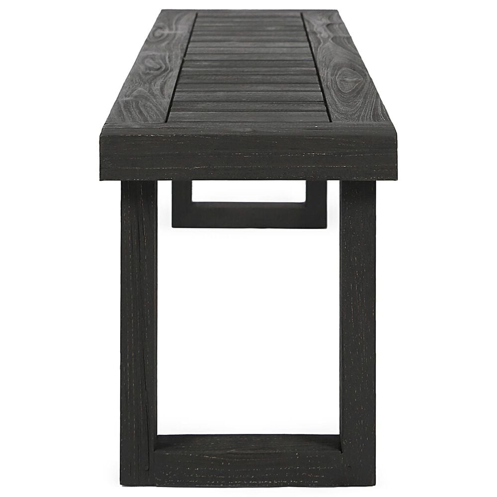 Hearth and Haven 6-Piece Outdoor Dining Set with Light Grey Cushions in Dark Grey, , large