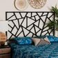 Baxton Studio Frydel Queen Headboard in Black, , large