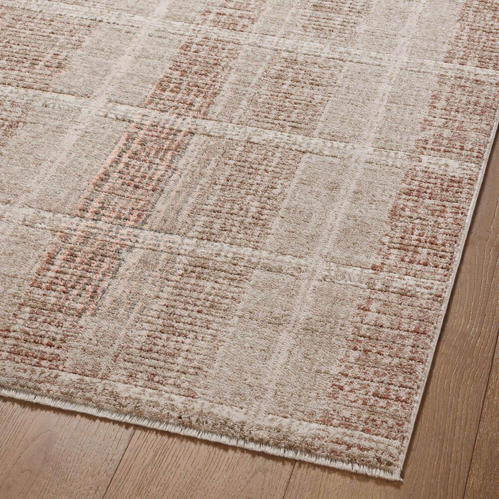 Angela Rose Ember 2&#39;3&quot; x 3&#39;10&quot; Clay and Sand Area Rug, , large