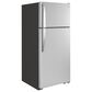 GE Appliances 16.6 Cu. Ft. Top Freezer Refrigerator Energy Star in Stainless Steel, , large