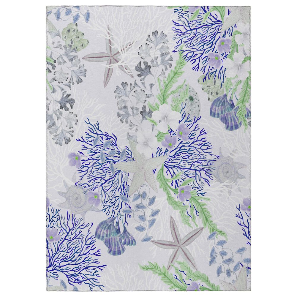 Dalyn Rug Company Seabreeze 1"8" x 2"6" Lavender Indoor/Outdoor Area Rug, , large