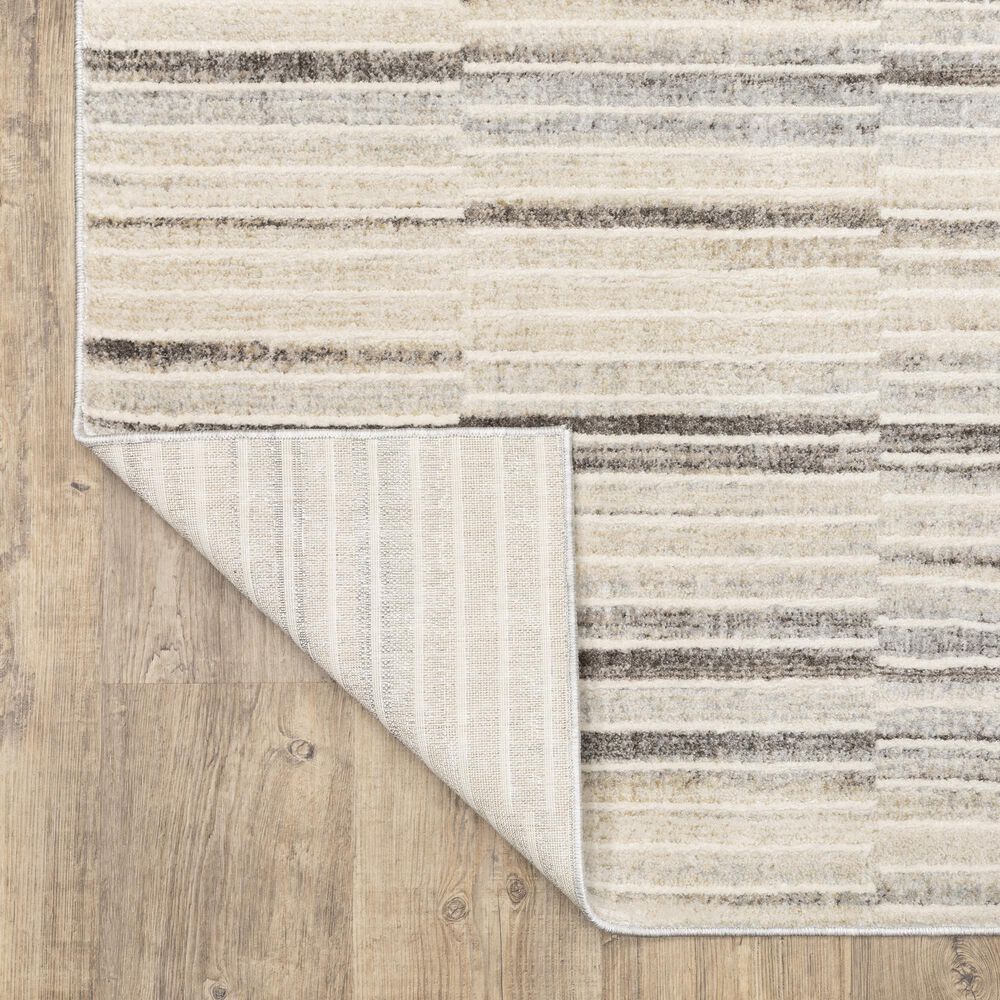 Oriental Weavers Oliver Blue and Grey 6'7" x 9'6" Area Rug, , large