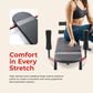 Sunny Health & Fitness Adjustable Stretch and Decompression Table in Black, , large