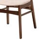Baxton Studio Parlin Side Chair with Light Beige Cushion in Walnut Brown (Set of 4), , large