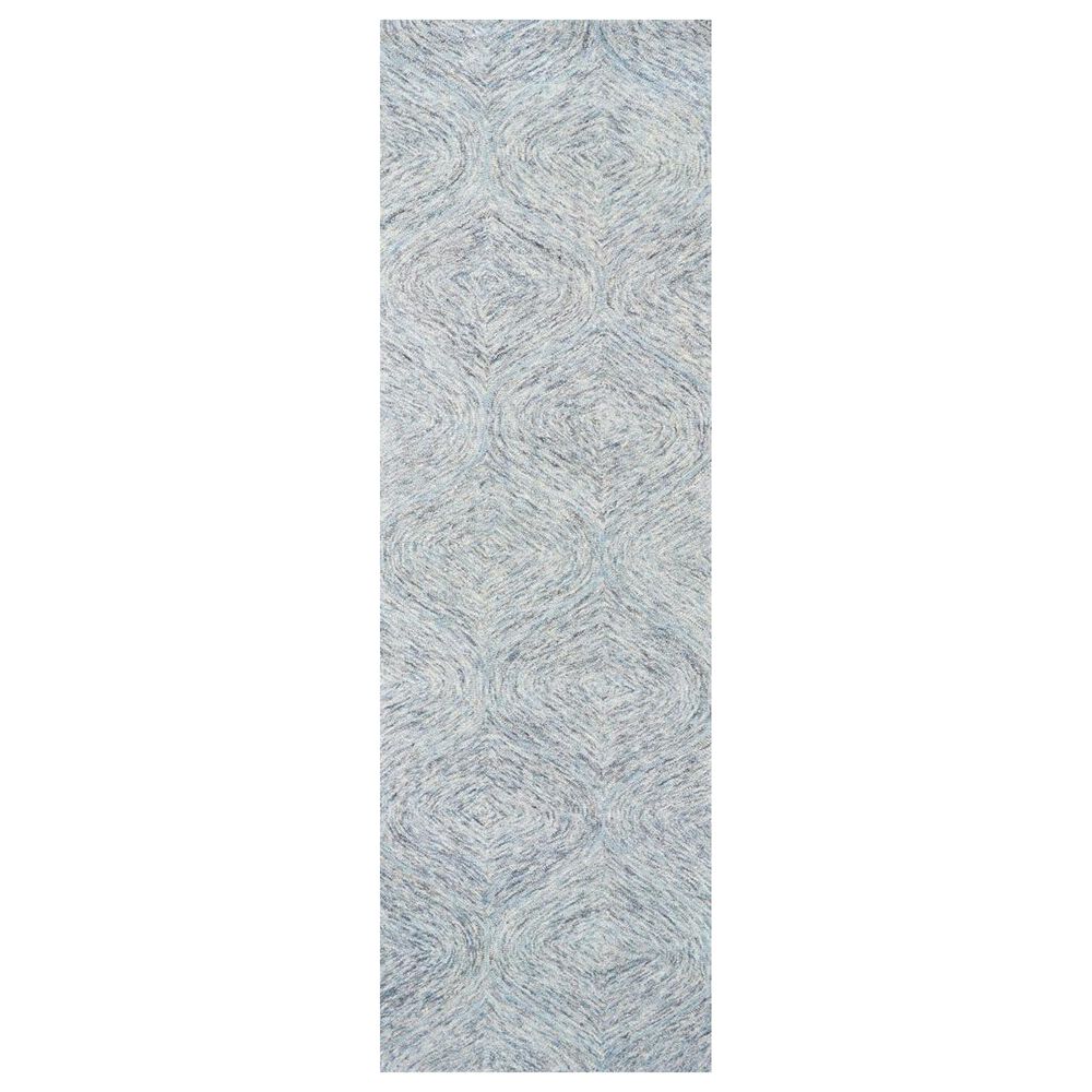 RIZZY Brindleton 2"6" x 8" Blue Runner, , large