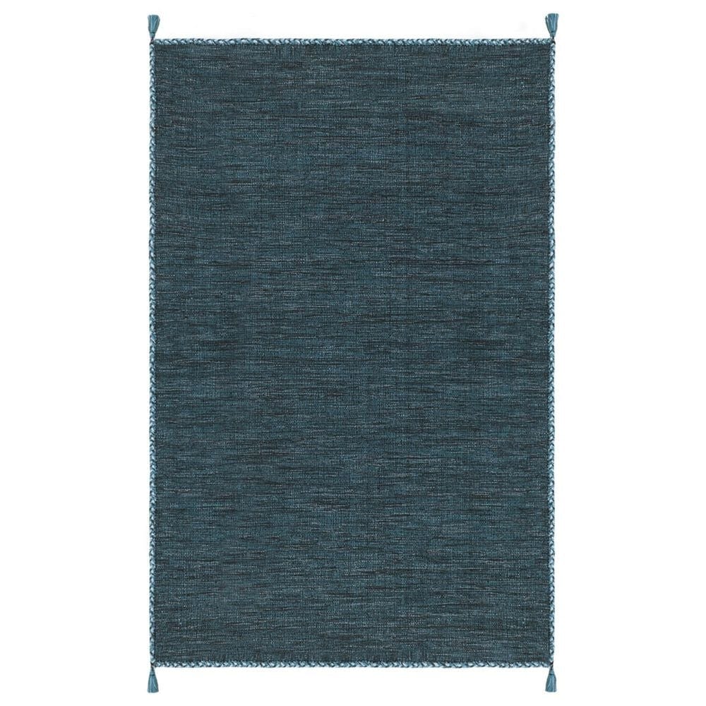 Safavieh Montauk 5" x 8" Blue and Black Area Rug, , large
