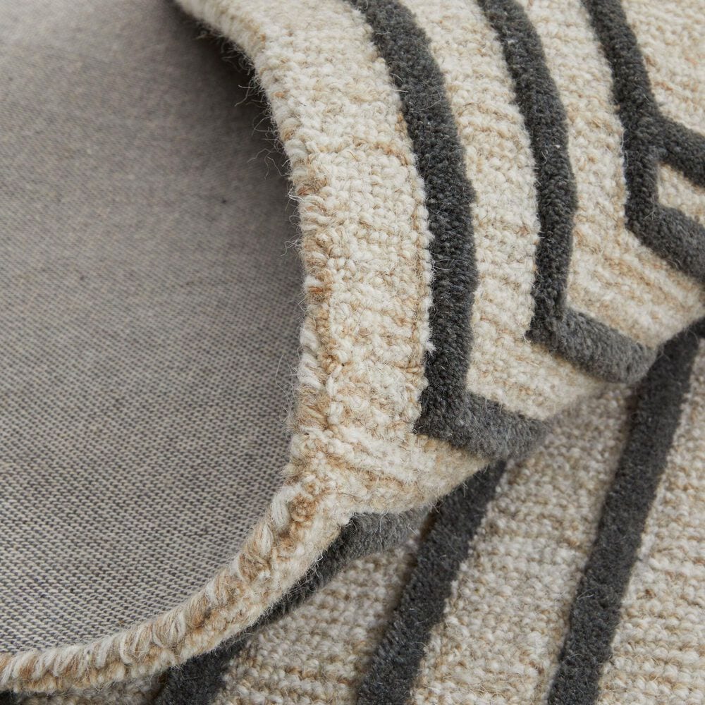 Feizy Gansett 9&#39;6&quot; x 13&#39;6&quot; Beige and Brown Area Rug, , large