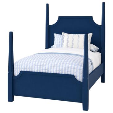 Viceray Collections Tide and Timber Twin Poster Bed in Luxe Blue Oak, , large