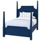 Viceray Collections Tide and Timber Twin Poster Bed in Luxe Blue Oak, , large
