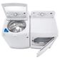 LG 7.3 Cu. Ft. Ultra Large Capacity Electric Dryer with Sensor Dry Technology in White, , large