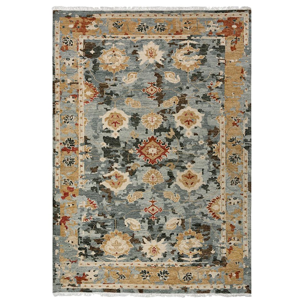 RIZZY Belmont 2" x 3" Dark Grey, Gold and Rust Area Rug, , large
