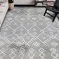 Amer Rugs Aspen 7"6" x 9"6" Gray and Ivory Area Rug, , large