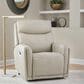Kelsey Nosal Pincara Power Auto Glide Recliner with Adjustable Headrest in Bone, , large