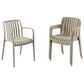 International Home Miami Curazao Outdoor Stackable Dining Chair in Sand (Set of 4), , large