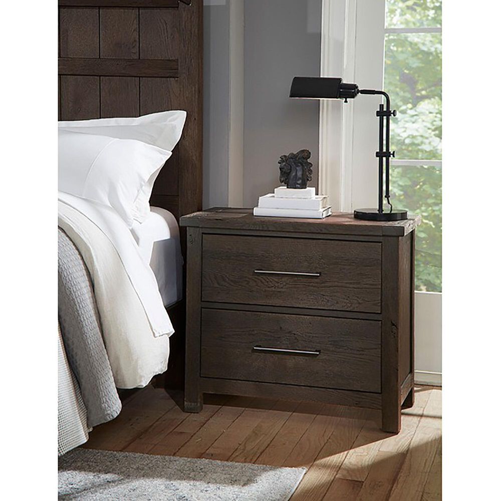 Viceray Collections Dovetail 2 Drawer Nightstand in Java, , large
