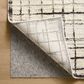 Loloi Bleecker Ivory and Charcoal 9"2" x 13" Area Rug, , large