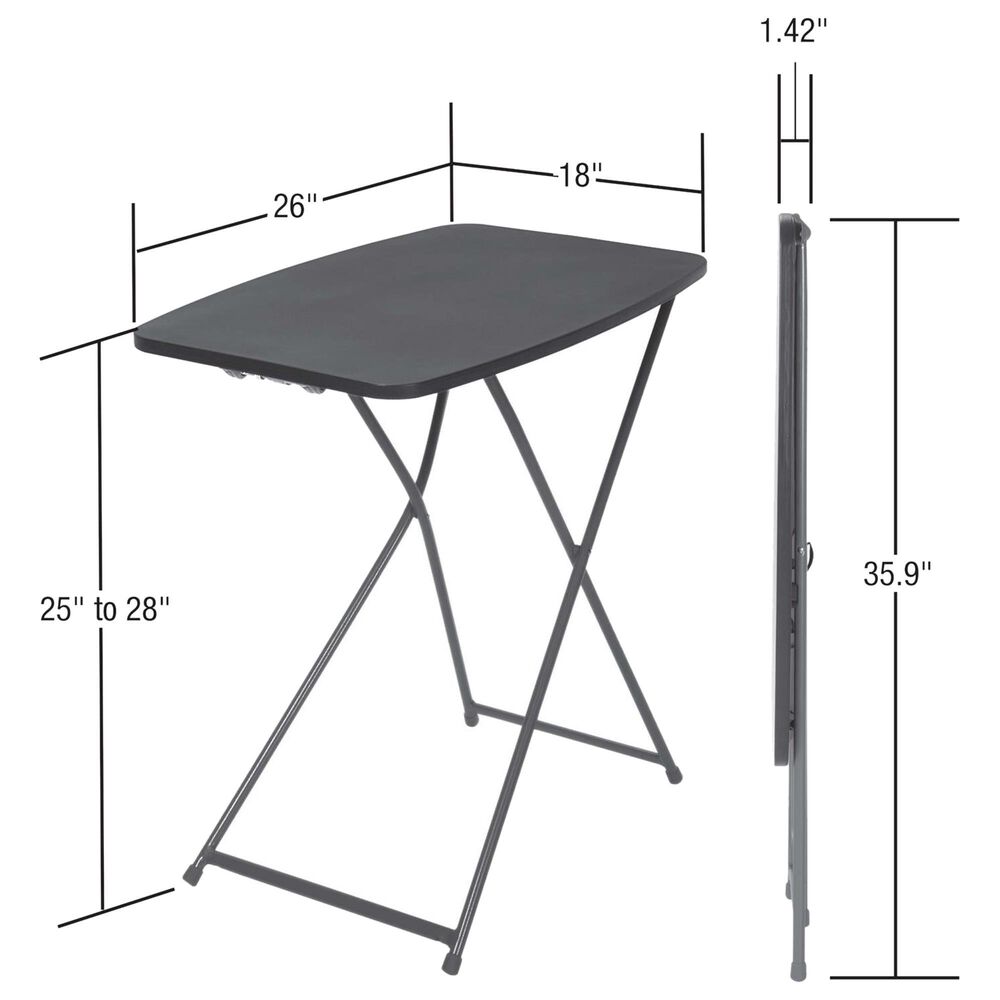 DHP Folding Activity Table in Black &#40;Set of 2&#41;, , large