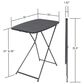 DHP Folding Activity Table in Black (Set of 2), , large