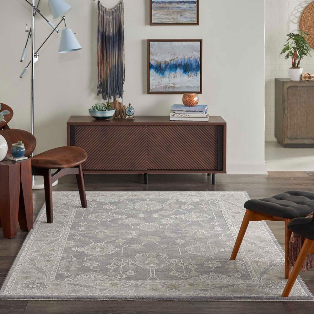 Nourison Infinite 7&#39;10&quot; x 10&#39;4&quot; Charcoal Area Rug, , large