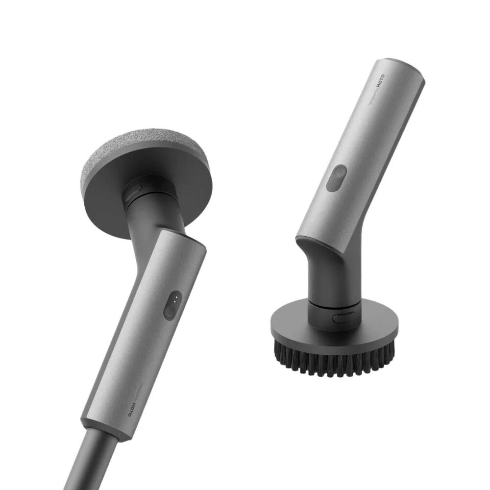 Hoto Tools Electric Spin Scrubber in Grey and Black, , large