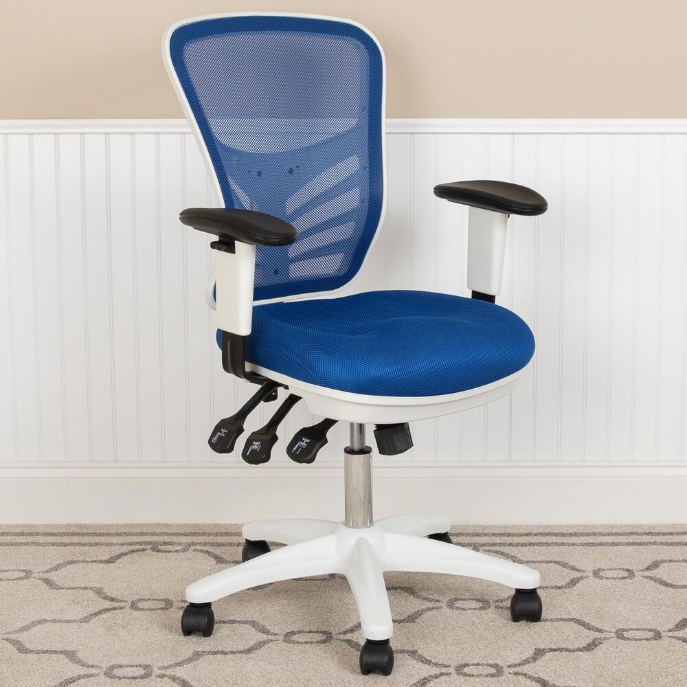 Flash Furniture Executive Swivel Chair in Blue, , large