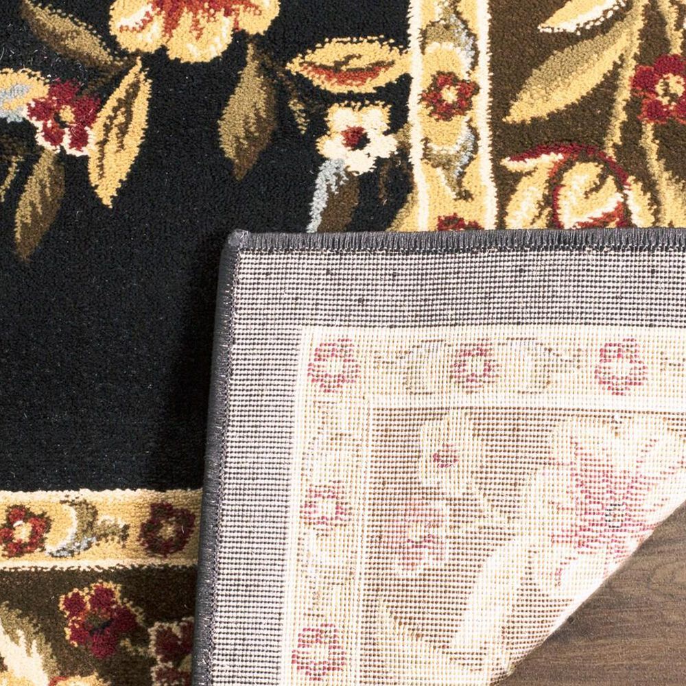 Safavieh Lyndhurst 6&#39;7&quot; x 9&#39;6&quot; Black and Brown Area Rug, , large