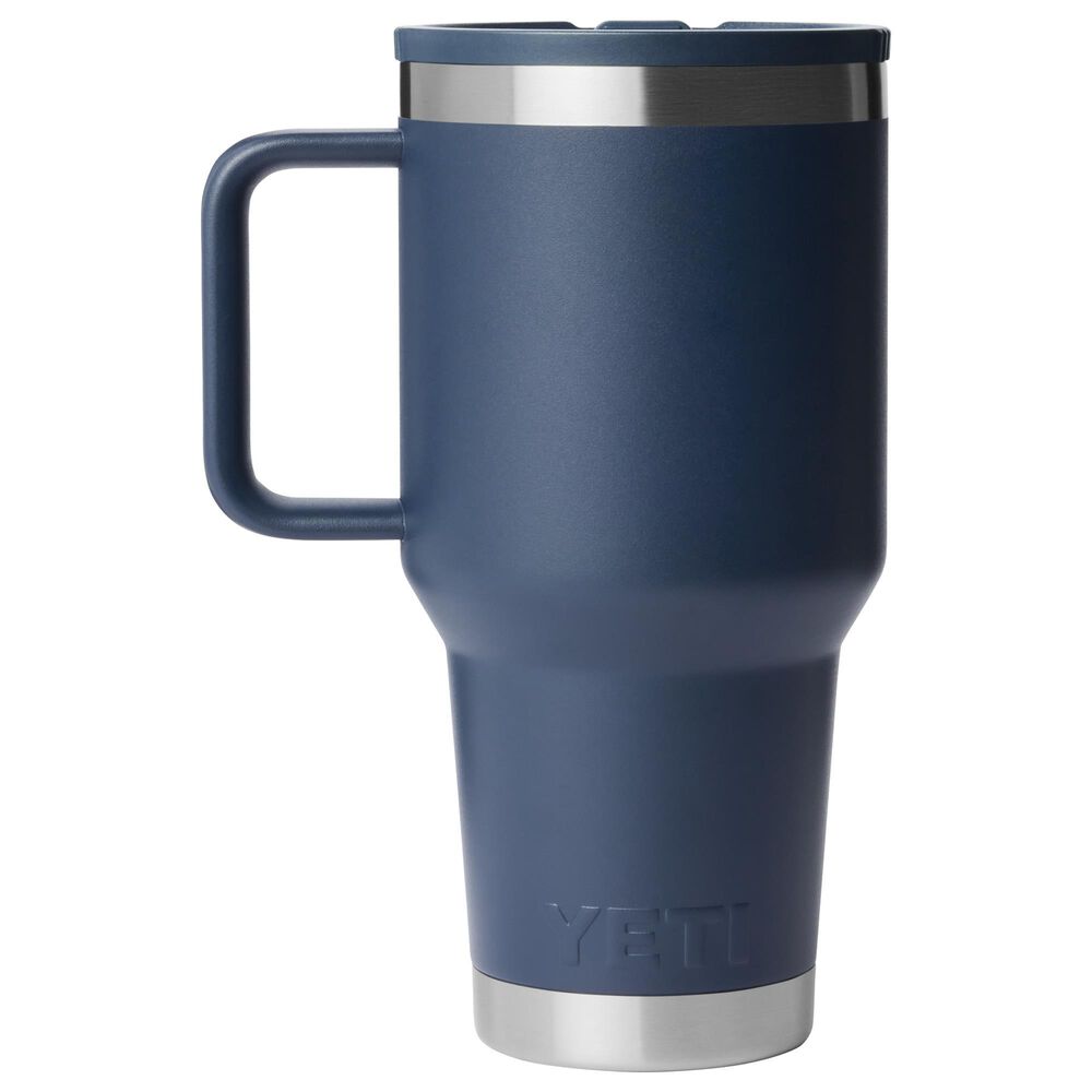 YETI Rambler 30 Oz Travel Mug with StrongHold Lid in Navy, , large