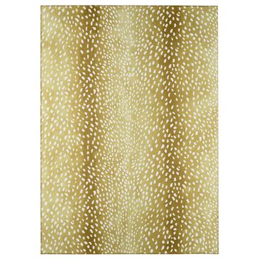 Dalyn Rug Company Mali ML3 10" Round Gold Indoor/Outdoor Area Performance Rug, , large