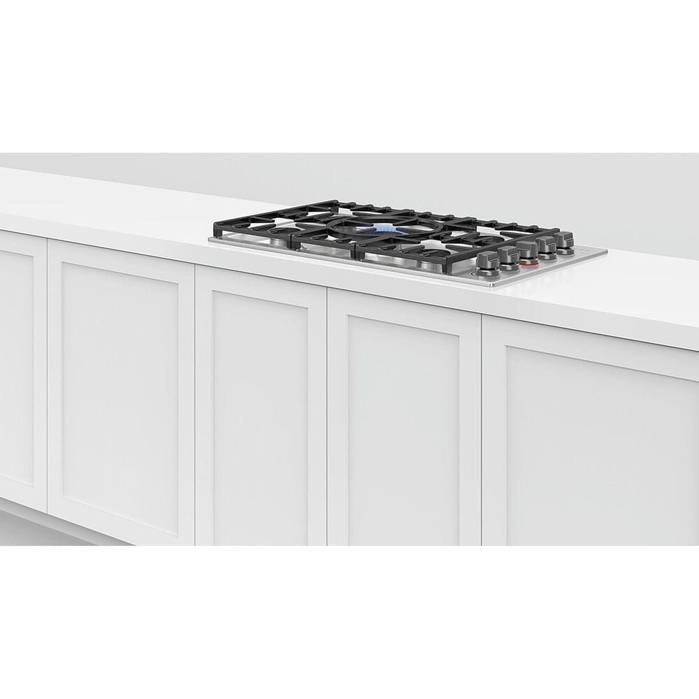 Fisher &amp; Paykel Grate Surface 36&quot; Natural Gas Cooktop in Stainless Steel, , large