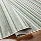 Surya Eagean EAG-2422 Grass Green, Ivory, Dark Green and Seafoam 8"10" x 12" Indoor/Outdoor Area Rug, , large