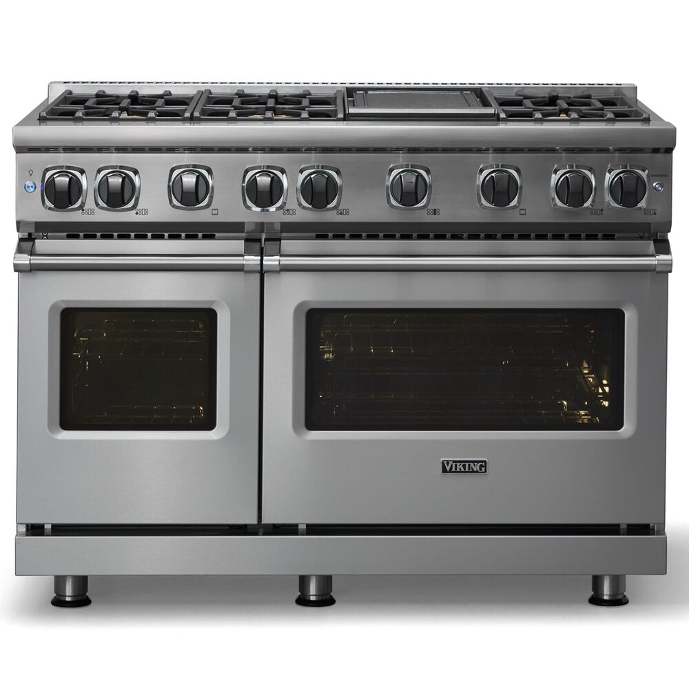Viking Range 7 Series 48" Sealed Burner Gas Range in Stainless Steel, , large