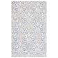 Safavieh Micro-Loop MLP532M 6" x 9" Blue and Ivory Area Rug, , large
