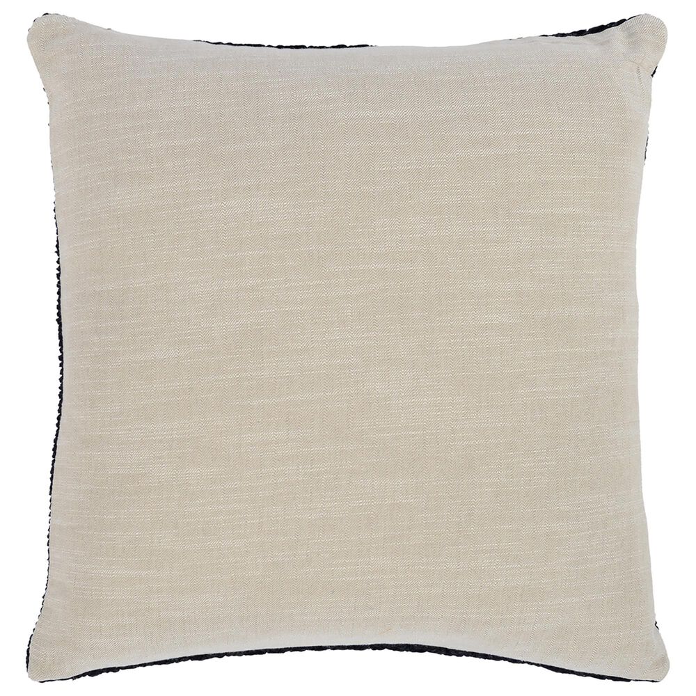 Classic Home Macie 22&quot; Square Throw Pillow in Black, , large