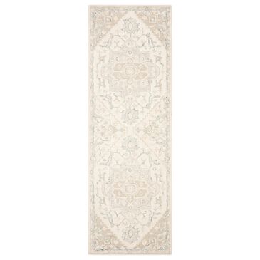Safavieh Micro-Loop 2"3" x 15" Ivory and Beige Runner, , large