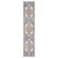 Nourison Astra Machine Washable 2"2" x 10" Grey and Gold Runner, , large