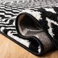 Safavieh Tulum TUL2702" x 8" Black and Ivory Runner, , large