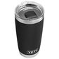 YETI Rambler 20 Oz Tumbler with MagSlider Lid in Black, , large