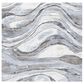 Safavieh Cyrus Shag CYR118G 6"7" Square Grey and Beige Area Rug, , large