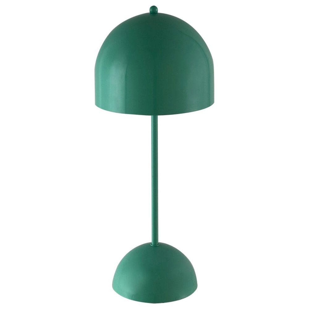Teak Interiors Happy House Metal LED Table Lamp with in Aqua, , large