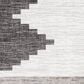 Surya Eagean EAG-2356 Black, Off-White and Charcoal 7"10" Square Indoor/Outdoor Area Rug, , large